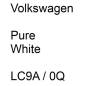 Preview: Volkswagen, Pure White, LC9A / 0Q.